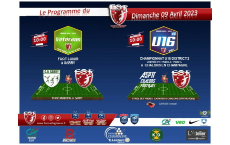 Le Programme du Dimanche 09 Avril matin...