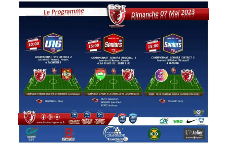 Le Programme du Dimanche 7 mai... 