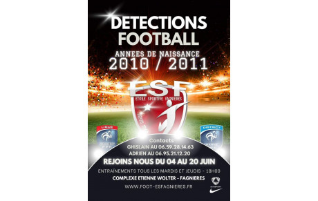 DETECTIONS-ESSAIS ANNEE 2010 ET 2011