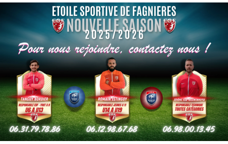 NOUVELLE SAISON 2025/2026 - C'est Parti !