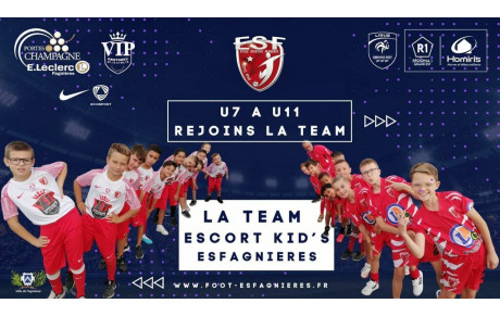 Team Escort Kid's 2023 (U7 à U11)